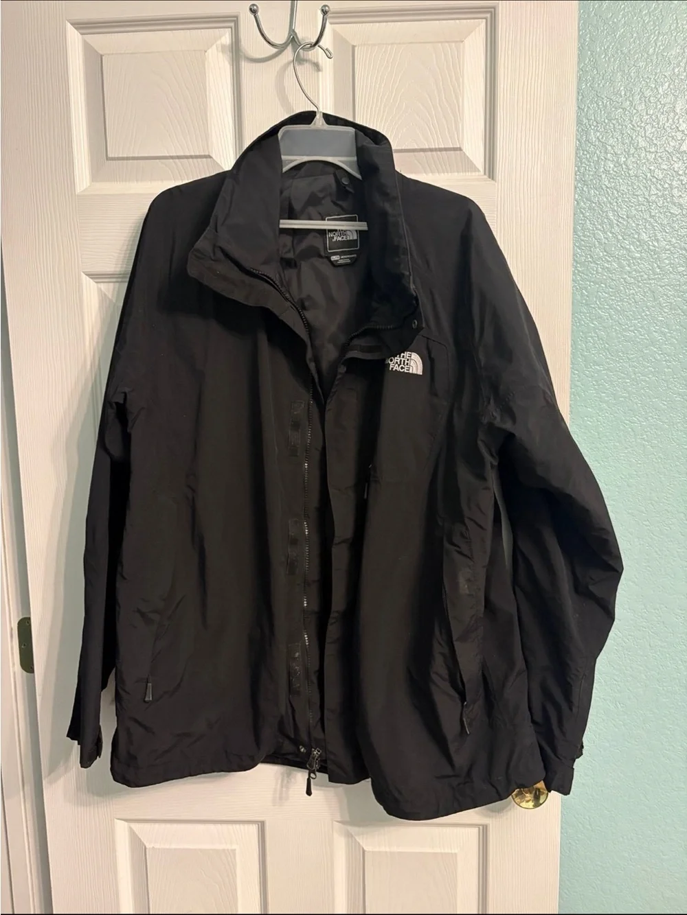 The North Face outer Shell black Jacket Men XL Water resistant extra large